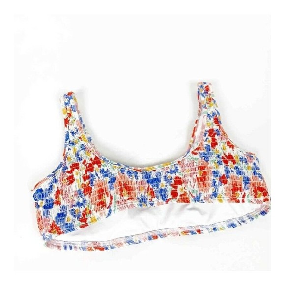 L*Space Women’s Izzie Swimwear Swim Bikini Top Flowers Forever Sz M NEW - Picture 5 of 9